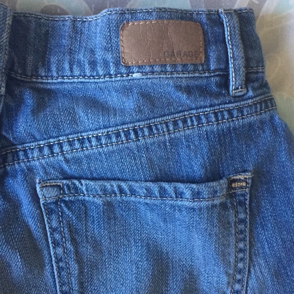 High Waist Stretch Garage Shorts - Picture 4 of 4